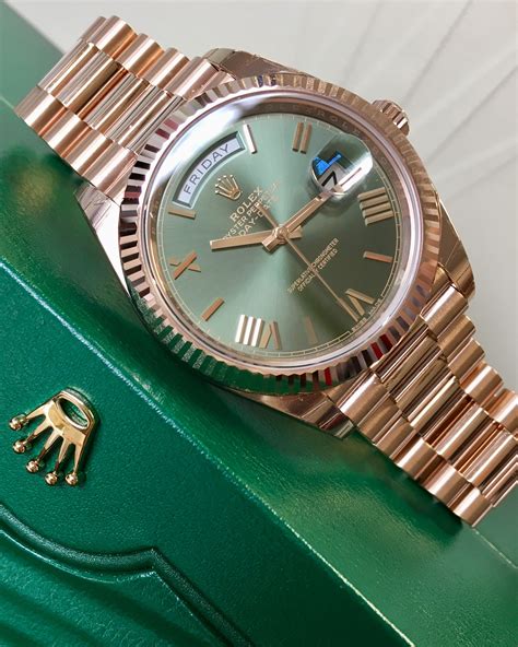 day date ii everose gold rolex|Rolex Day-Date 40 228235.